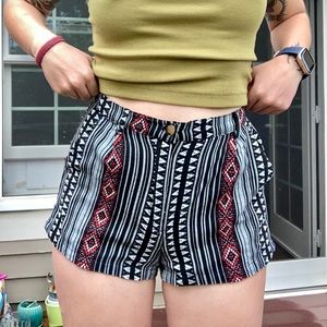 Tribal Print Shorts